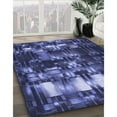 thumbnail image 2 of Ahgly Company Indoor Round Patterned Light Slate Blue Area Rugs, 6' Round, 2 of 6