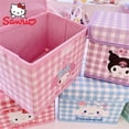 thumbnail image 2 of Sanrio Hello Kitty Kuromi My Melody caja de almacenamiento, escritorio Flip-Top, alta capacidad, artículos diversos, a prueba de polvo, portátil, plegable, regalo de amigo, 2 of 4
