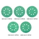 thumbnail image 5 of Discos de lijado de 5 pulgadas (paquete de 50), 8 orificios con velcro, 800/1000/1200/1500/2000, grano fino, surtido, para lijadora orbital aleatoria, pulido y acabado de plástico de automóviles., 5 of 5