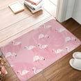 thumbnail image 4 of Uemuo Pink Flamingos and Flowers Printed Door Mat Indoor Doormat 16"x24",Front Back Door Mats Non Slip Entrance Rugs,Inside Doormats for Entryway, 4 of 9