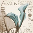 thumbnail image 2 of Koetsier, Albert 12x12 White Modern Wood Framed Museum Art Print Titled - Faith - Blue Calla Lily, 2 of 4