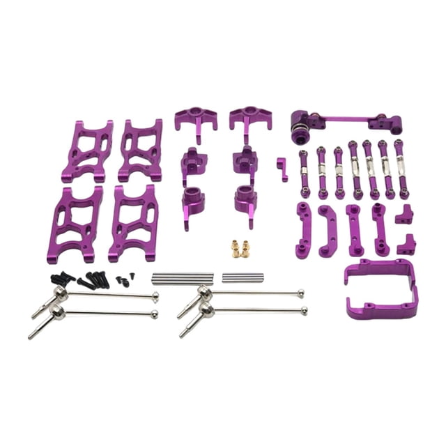 1::14 RC Upgrade accesorios piezas para 144010 144001 144002 124016 124017 124018 124019 RC Crawler coche pieza DIY Violeta Hugo barra de dirección