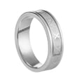 thumbnail image 1 of 2022 Vintage Roman Numerals Men Rings Temperament Fashion 6mm Width Stainless Steel Rings For Men Jewelry Gift silver 13, 1 of 5