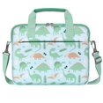 thumbnail image 1 of Bolsa para tabletas Dadanism para niños, portátil, 12,5 pulgadas, color verde, diseño de dinosaurio, 1 of 8