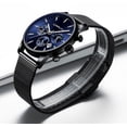 thumbnail image 4 of Luxury Men Watch Fashion Waterproof Chronograph Wristwatch Classic Business Full Steel Male Calendar Watch with Moon Phase, 4 of 6