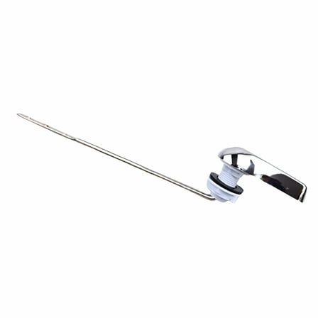 HIBIBUD New Universal Toilet Tank Flush Lever Chrome Finish Toilet Handle Fits Most