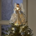 thumbnail image 2 of Adorno para árbol de Navidad Ángel Hada JanHm 25 cm Blanco, 2 of 4