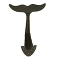 thumbnail image 6 of Zeckos Bronze Cast Iron Whale Tail Decorative Garden Hose Wall Hook, 6 of 9