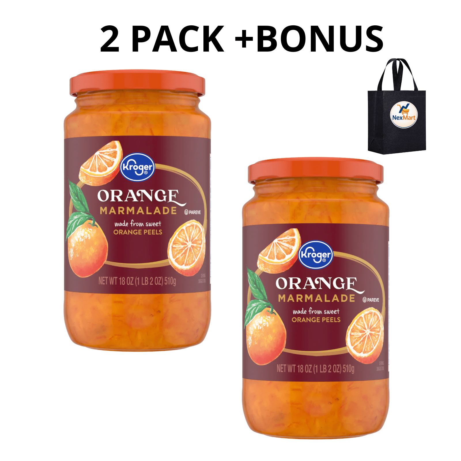 Bonne Maman Orange Marmalade, 13 oz, Gluten Free, Kosher, Non-GMO