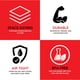 thumbnail image 4 of Recipientes de plástico Stock Your Home 950 ml (paquete de 6) con tapas, 4 of 8