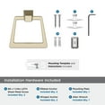 thumbnail image 5 of Amerock Blackrock Golden Champagne Closed Towel Ring, 5 of 8