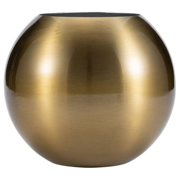 NIYANGLE 1Set Tabletop Ornament Spherical Stainless Steel Special Occasions Celebration 11.8X5.5X4.7In