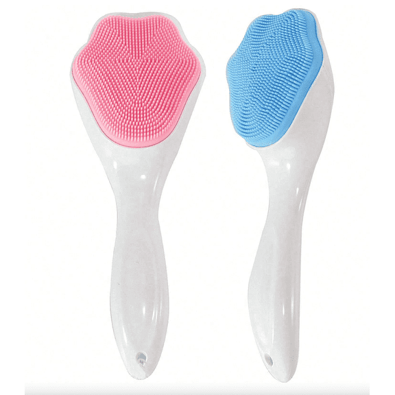 Exfoliating Facial Cleansing Brush, Blue