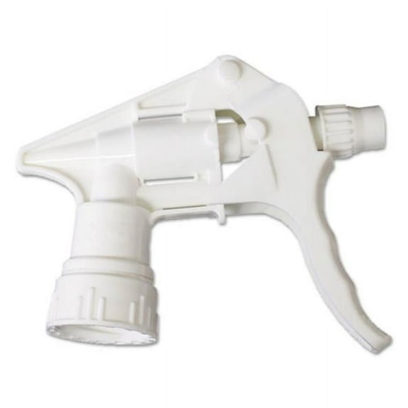 Boardwalk® Polypropylene Trigger Sprayer 250 For 24-Oz Bottles, White, Pack Of 24 Sprayers