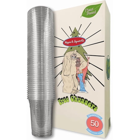 Plant-based disposable clear cups-16 ounces-made from natural corn starch material-for juice, smoothies, cold drinks, and durable plastic alternatives for events-cup of 50