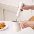 thumbnail image 5 of Coffee Utensils Handheld Electric Milk Frother for Latte Art Milk Frothing Blender Home Kitchen Small Egg Beater, 5 of 5