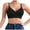 Black, variant on biudgviw Everyday Bras for Women Seamless Scalloped V Neck Adjustable Strap Push up Bras Lightweight Liftup Wireless Bras