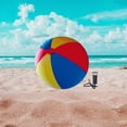thumbnail image 1 of Bola de playa inflable bola de piscina al aire libre pvc plegable gran juego de agua de agua fácil de transportar juguete interactivo con bomba manual Diámetro de 130 cm, 1 of 10