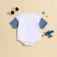thumbnail image 4 of Baby Rompers Baby Boys Girls Long Sleeve Letter Prints Romper Kids Clothes Onesies Boy White 6 Months-12 Months, 4 of 5