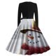 thumbnail image 1 of Puntoco Vestido vintage de manga larga con estampado navideño y cuello redondo para mujer Puntoco Puntoco-2890, 1 of 3