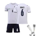thumbnail image 1 of Camiseta de fútbol de Italia Marco Verratti No.6 para jóvenes/niños Camiseta de fútbol de visitante conjunto corto con calcetín-18 (100-110 cm)- BmatwkZeng Bmatwk Jersey, 1 of 2