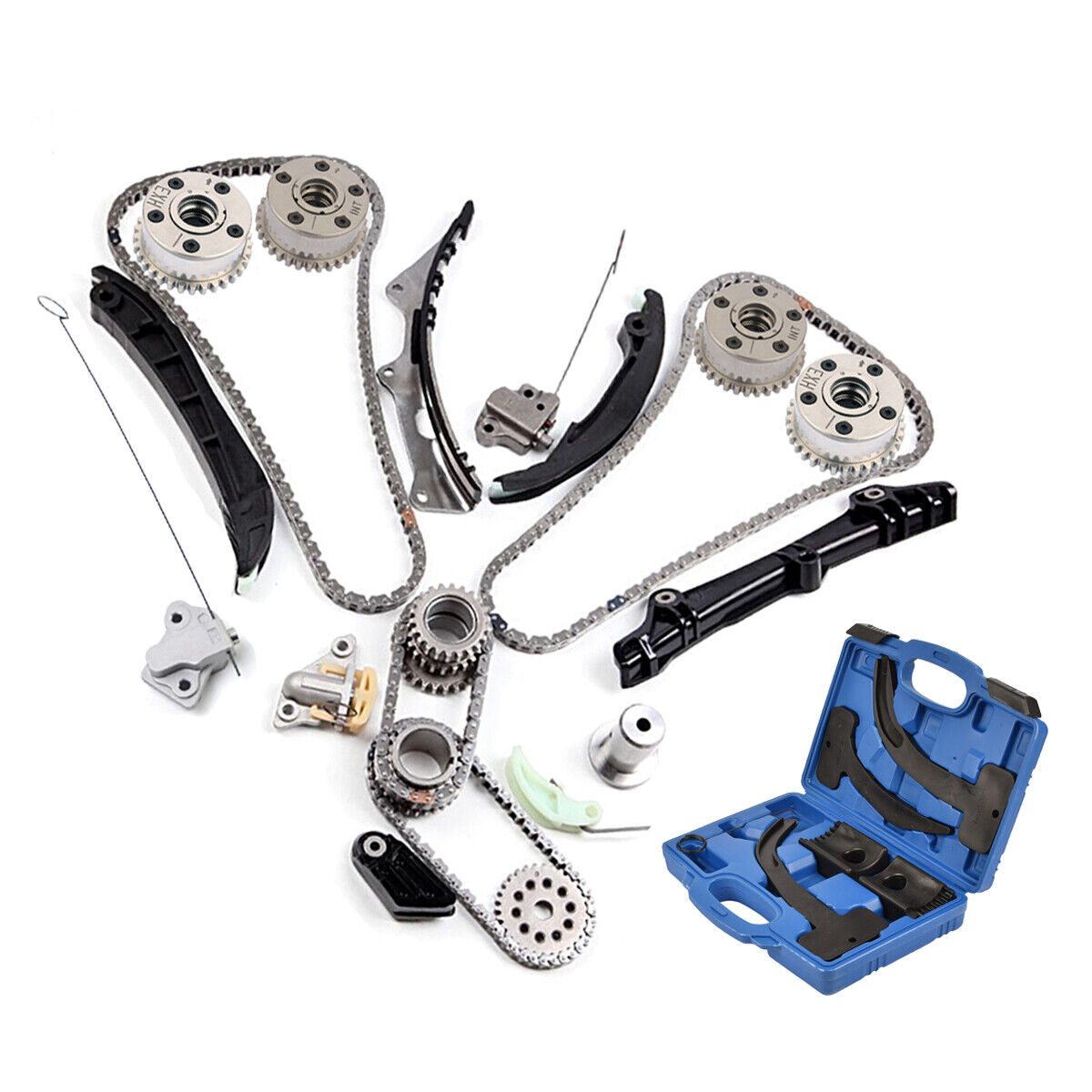 Koomaha 5184357AE Timing Chain Cam VVT Gear Tool Kit for Jeep Chrysler 200 Dodge Ram V6 Pentastar