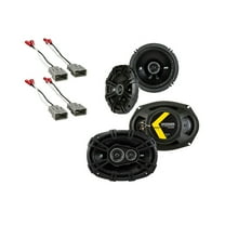 Fits Honda Civic 1996-2000 Factory Speaker Replacement Kicker DSC65 DSC693