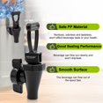 thumbnail image 4 of THESG-03260.0002 Replacement Faucet Kit for Tea Urn, Spigot Replacement for Tea Dispenser, Spout/Nozzle with Wing Nut and C-Ring, 1 Pack, Black, 4 of 4