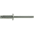 thumbnail image 2 of Fastenere Pop Rivets - 3/32" x 1/8" (50pcs) Heavy Duty, Open-End, Stainless Steel, Dome-Head Blind Rivets, Corrosion-Resistant, High Tensile & Shear Strength, 3-2 Gap 0.020"-0.125", 2 of 4