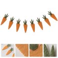 thumbnail image 3 of 1Pc Funny Easter Decorative Cloth Bunting Carrot Design Banner Party Supply, 3 of 8