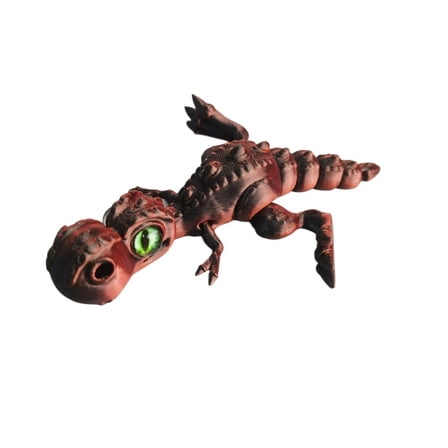 1pc Black red 3D Printed Cartoon Tyrannosaurus Rex Realistic Dinosaur Figurine Articulated Dinosaur Fidget    Home Decoration