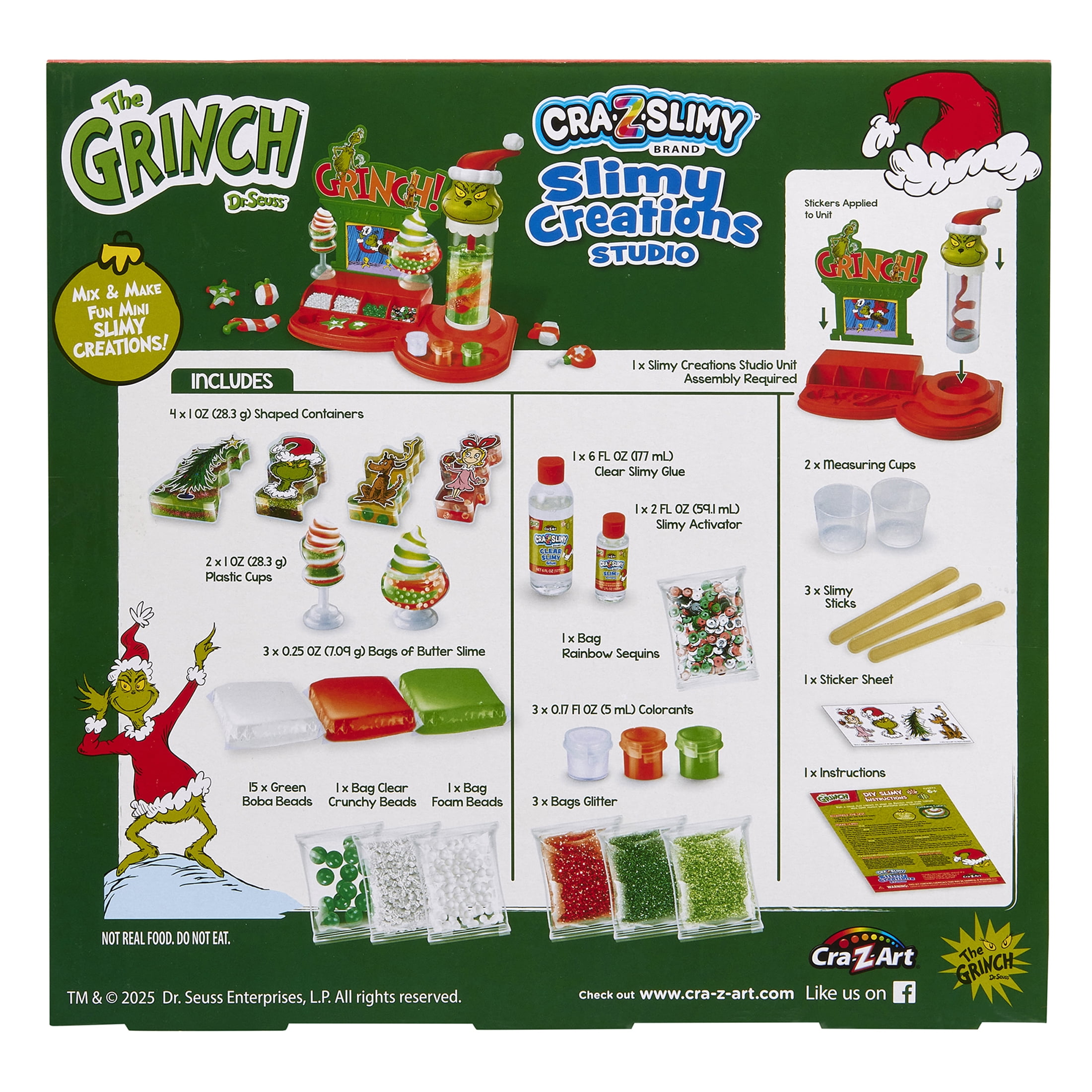 Cra-Z-Art How The Grinch Stole Christmas DIY Slime Kit for Kids