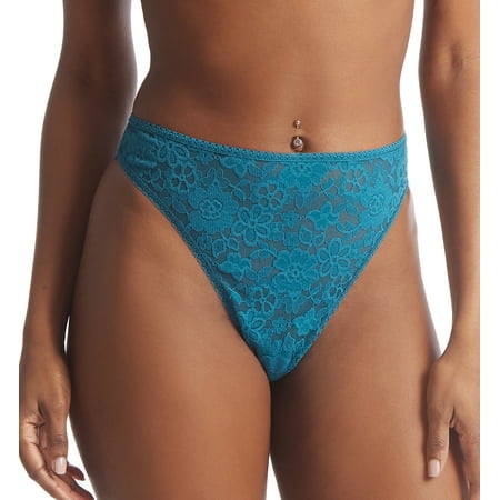

Hanky Panky Daily Lace High Cut Thong (771851P) XS Earth Dance