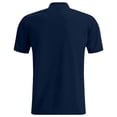 thumbnail image 3 of HOWPAY Mens Polo Shirts Short Sleeve Summer Casual Stretch Solid Color Classic Button Tops Lightweight Workout Collared Golf Shirts Navy L, 3 of 5