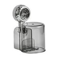 thumbnail image 1 of Siruishop Suction Cup Toothbrush Holder, Modern Storage Rack with Rinse Cup, Hanging Hook, Gray, 1 of 8