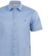 thumbnail image 2 of Camisa manga corta lisa Poui Azul Costavana Poui Placid Blue, 2 of 6