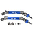 thumbnail image 1 of 2Pcs Front CVD Drive Shaft for Traxxas Slash 4x4 1/10 RC Truck (Navy Blue), 1 of 4