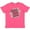 Retro Heather Pink, variant on Inktastic Though She Be But Little She is Fierce with Flower Circle Illustration Youth T-Shirt