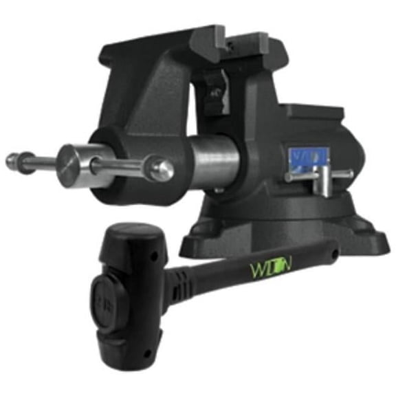 Wilton WIL-28811DB Special Edition 855M Pro Vise & Hammer Kit, Black
