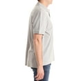 thumbnail image 2 of Whiskey and Oak Classic Fit Short Sleeve Polo Shirts for Men (Heather Grey, XXX-Large), 2 of 3