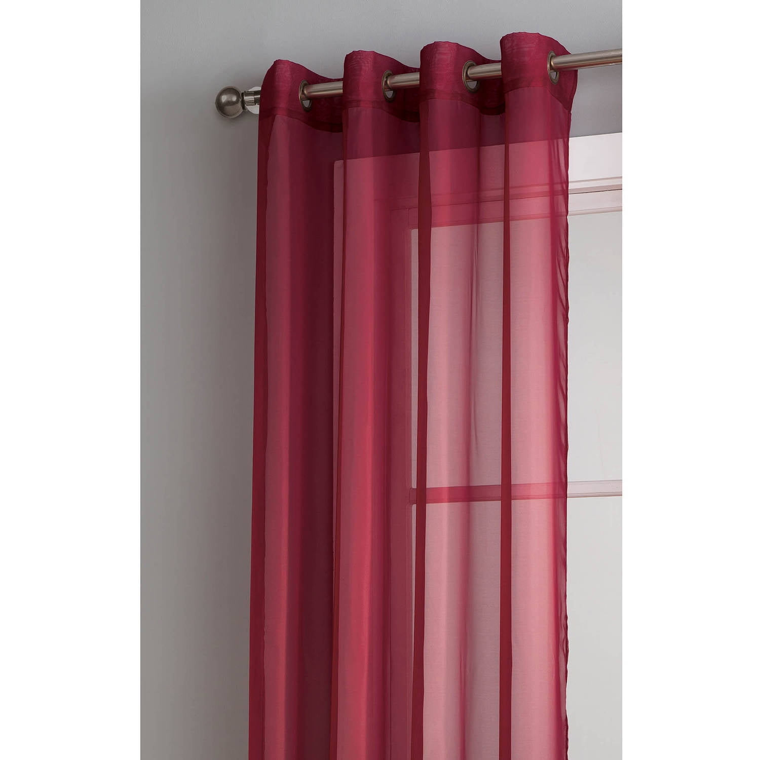 Sheer Voile Curtain Panels