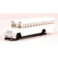 thumbnail image 2 of BAC46215 HO Scale Maintenance of Way Bus with High Railers - White, 2 of 2