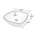 thumbnail image 3 of Polaris V1802-B Évier en Porcelaine de Bisque, 3 of 6