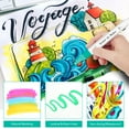thumbnail image 6 of Vibrant 60-Color Dual Tip Alcohol-Based Art Markers Set - Perfect for Drawing, Sketching, and Coloring, 6 of 10