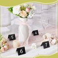 Acrylic Table Card Rectangle with Number 1 -100 Black 62.5x51x50mm ...