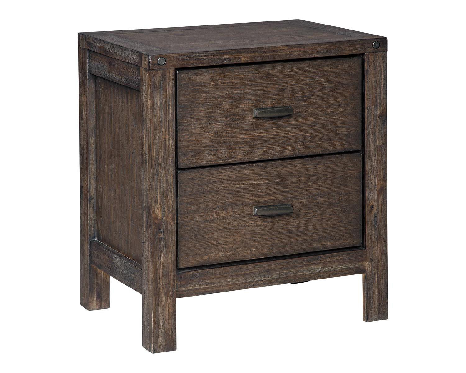 Signature Design by Ashley Dellbeck Dark Brown Two Drawer Night Stand - image 2 of 5
