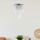thumbnail image 5 of Crystal LED Wall Light for Decoration Modern Semi Circular Wall Hanging Light, 5 of 5