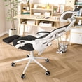 thumbnail image 1 of Ergonomic Office Chair with Footrest - Adjustable Lumbar Support & Headrest  Reclining Mesh Back Computer Chair - Home Office/Gaming  Capacity, 1 of 3