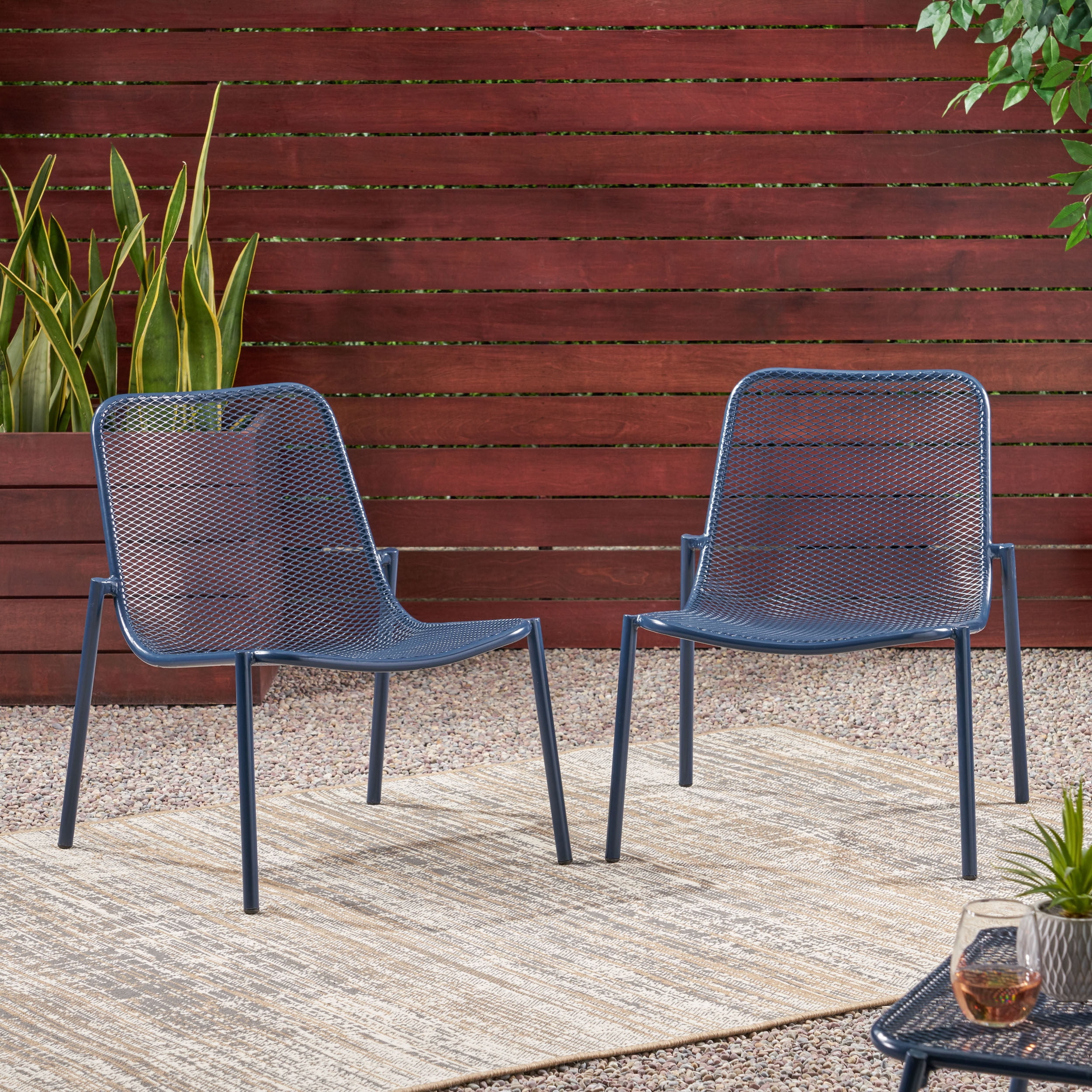 wire mesh chairs outdoor