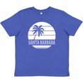 thumbnail image 3 of Inktastic Santa Barbara California Palm Tree Youth T-Shirt, 3 of 5
